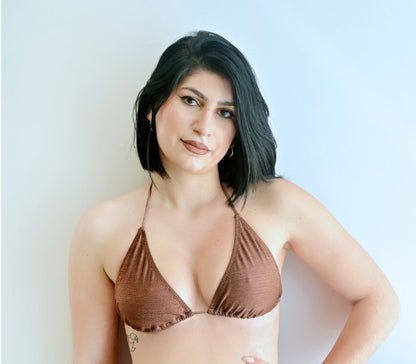 Swimwear Top Triangle Lurex (4013-L)