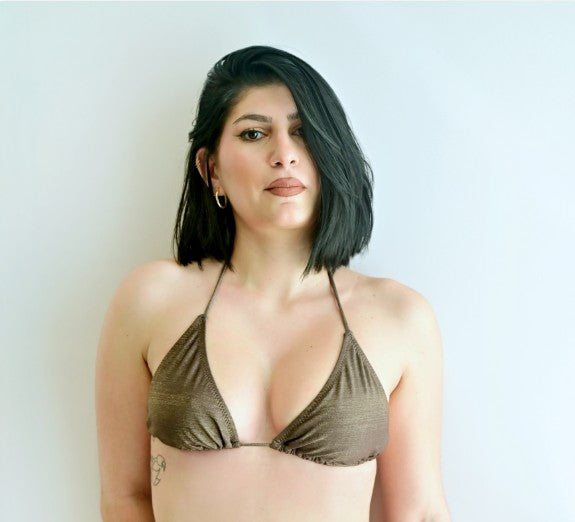 Swimwear Top Triangle Lurex (4013-L)