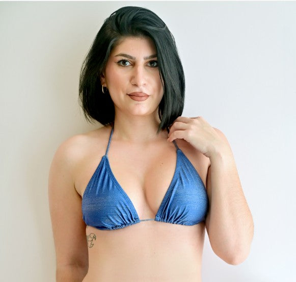 Swimwear Top Triangle Lurex (4013-L)