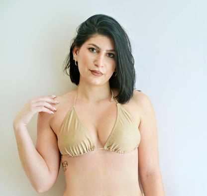 Swimwear Top Triangle Lurex (4013-L)