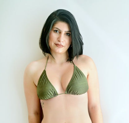 Swimwear Top Triangle Lurex (4013-L)