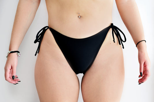 Swimwear Bottom Semi-High Waist Side Tie (4024)